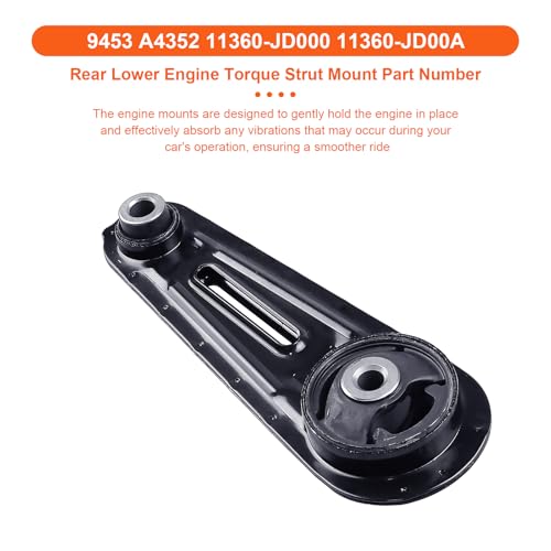 Engine Motor Mount Compatible with Nissan Sentra 2007 2008 2009 2010 L4 2.5L,Replacement for A7352 A4352 A7370 A4351 - size: Sentra 07-10
