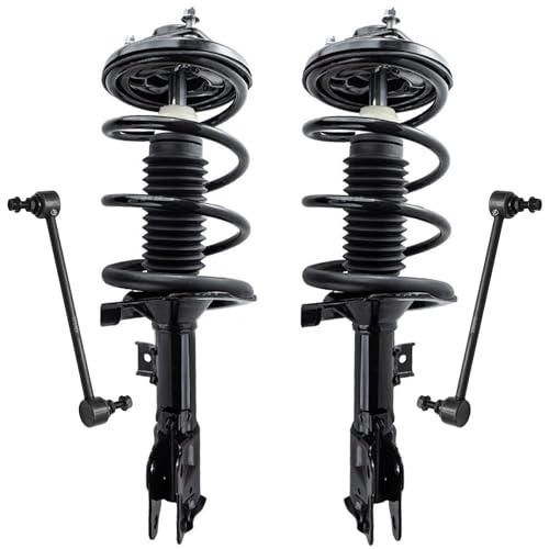 Detroit Axle - Front Struts Sway Bar Links for 2008-2011 Mitsubishi Lancer - size: 4QS54595/Sway Kit