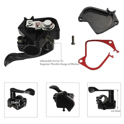 7/8'' 22mm Thumb Throttle Cable Handle Assembly for 50cc - 250cc ATV Go Kart Mini Moto Quad 4 Stroke Taotao Buyang Lifan