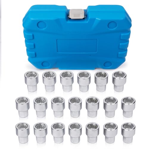 BELEY 20PCS Wheel Lock Nut Key Kit for Porsche VW Touareg - style: 20pcs for Porsche