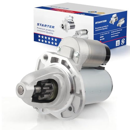 19202 New Starter Motor Replacement for Chrysler, Dodge, Jeep & Ram PLGR – Fits Chrysler 300, Dodge Challenger, Charger, Jeep Wrangler, Ram 1500 OE#428000-9300 4280009300 280-0432 2800432 - color: 19202