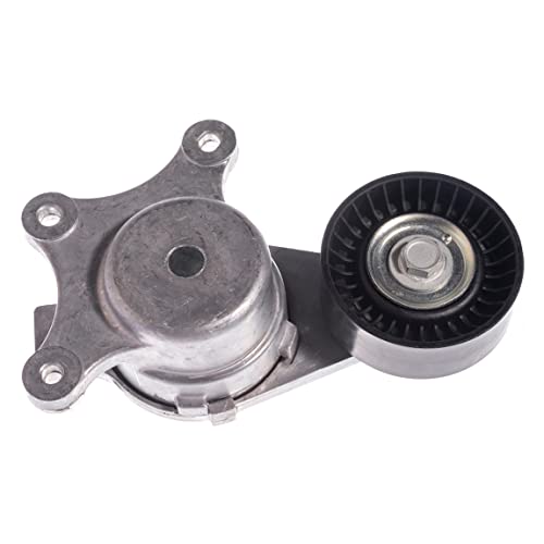 38485 Drive Belt Tensioner Assembly (For 3.5L/3.7L) Fit For 07-14 Fo-rd Edge [11-19 Explorer] 09-19 Flex Taurus /09-16 Li-ncoln MKS [10-19 MKT] 07-18 MKX /09-13 Ma-zda 6 (OE# 7T4Z6B209AA) - size: 38485