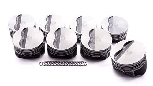 KB Hypereutectic Pistons - 9902HC.040 - SBC Flat Top Piston Set 4.040 Bore -5cc