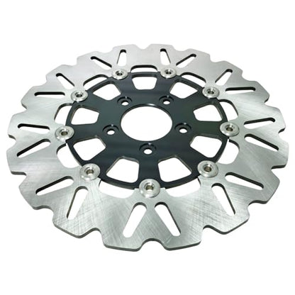 11.8" Rear Floating Brake Rotor Disc Compatible with Harley Sportster Softail Touring Dyna Early Super Glide Motorcycle Brake Disc - size: 11.8" Rear Rotor