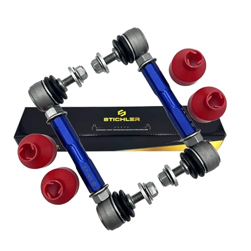 5.90-7.87'' 150-200 M12 Front Universal Heavy Duty(HD) Adjustable Aluminium Sway Bar Links Kit Replace OEM, Fit Most Cars Trucks SUVs Off-Road Vehicles Racing Specialty Use - size: 150-200 M12 Front
