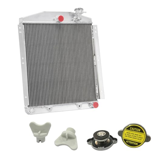 3 Row Aluminum Radiator For Chevy GMC Truck Pickup V8 1948 1949 1950 1951 1952 1953 1954,19 3/5"W Core