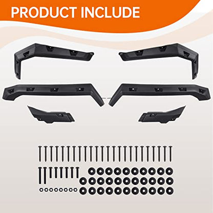 Sport Front & Rear Fender Flares Compatible with Can-Am Defender