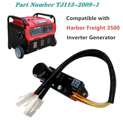 Ignition Control Module TJ113-2009-1 Compatible with Harbor Freight Predator 3500, Loncin LC3000i & LC3300i, Champion BE Pressure Inverter Generator 63584 Ignition Module