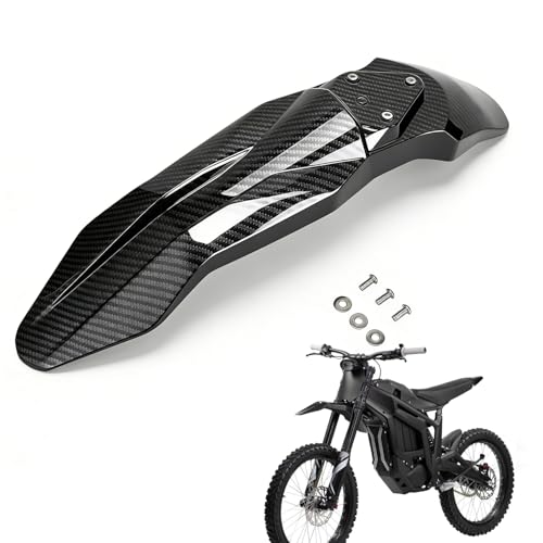 CHANGCHENG Motorcycle Front Fender Mudguard for Talaria Yozma In10 - color: Carbon Fiber Pattern