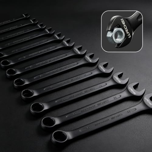 LLNDEI 390Pcs Mechanics Tool Set and Drive Deep Socket Set, 1/4" 3/8" 1/2" - size: Full Size