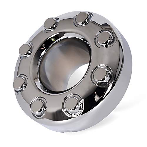 GRAND ORANGE Chrome Wheel Center Hub Cap Replaces Compatible with 2005-2018 Ford F350 Super Duty Dually Front 4X4 5C3Z1130TA - color: Fit 2005-2018 F350
