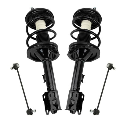 TRQ Front Suspension Kit Complete Strut & Coil Spring Assembly Sway Bar - style: PSA34450