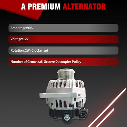 Alternator 11610N Replace 373002E200 FG10T011 2610428 - size: 11610N