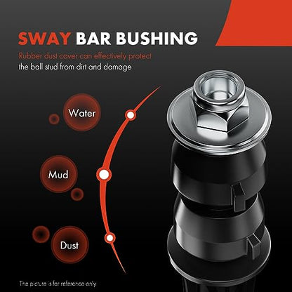 A-Premium Front or Rear Sway Bar Link Stabilizer Bar Link - Smooth Driving