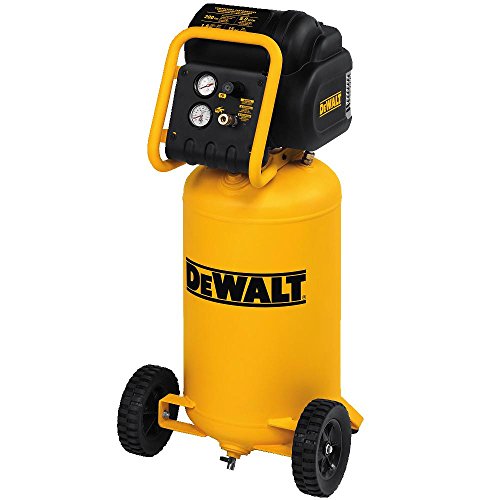DEWALT Vertical Portable Compressor, 1.9 Hp 200 Psi Oil Free High Pressure Low Noise (D55168)