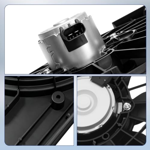 Engine Cooling Radiator Fan Assembly Fit for Buick Lacrosse 2008, Chevrolet Impala 2006-2011, Monte Carlo 2006-2007, Reference Number 620973, 621420, 76022 - size: 620973, 621420