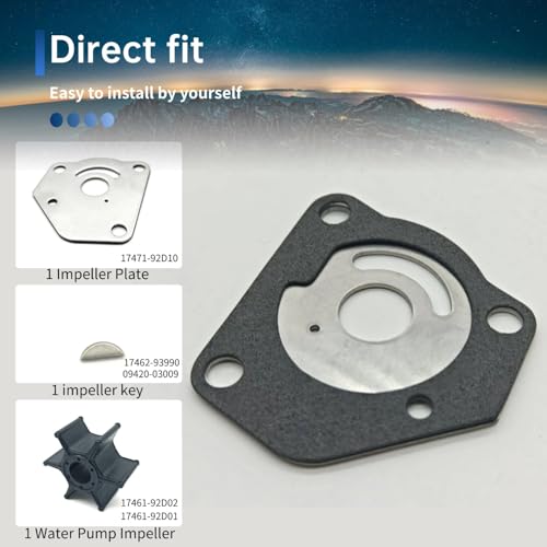17400-92D01 Water Pump Repair Kit - size: 17400-92D01