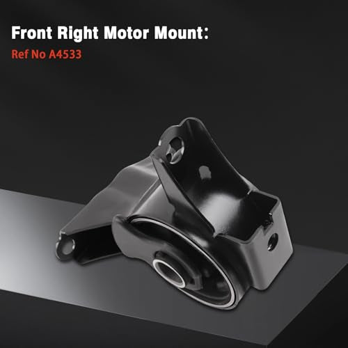 Engine Motor and Transmission Mount Kit Compatible with Pilot 2006-2008