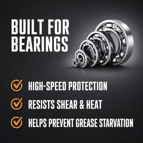 TRIAX Spheron High Temp Wheel Bearing Grease, Tacky Lithium Complex, Heavy Duty Waterproof (14 Oz Tube - 30 Pack) - size: 14 Ounce Tube (30 Pack)