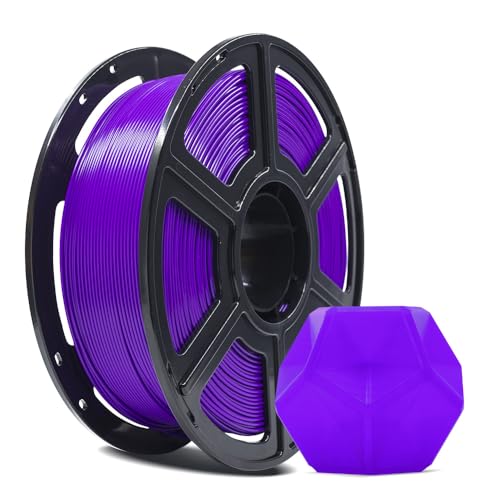 FLASHFORGE 3D Printer Filament, PLA PRO Filament 1.75mm, 1KG Spool (2.2lbs), Dimensional Accuracy +/- 0.02mm for FDM 3D Printers, Better Tenacity & No Knotting (Purple) - color: Purple, size: PLA