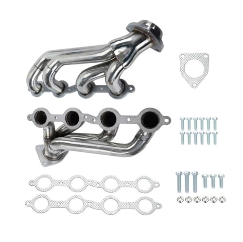 Exhaust Headers For Chevy Silverado 1500 4.8L/5.3L/6.0L/6.2L 2002-2013 For Chevy Silverado 2500HD 3500HD 6.0L 2007-2016 For Chevy Silverado 2500HD Classic 6.0L 2007