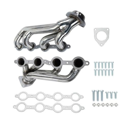 Exhaust Headers For Chevy Silverado 1500 4.8L/5.3L/6.0L/6.2L 2002-2013 For Chevy Silverado 2500HD 3500HD 6.0L 2007-2016 For Chevy Silverado 2500HD Classic 6.0L 2007