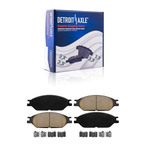 Detroit Axle - Brake Pads for Ford 1999-2003 Windstar, Front and Rear - size: 6P58095/Kit