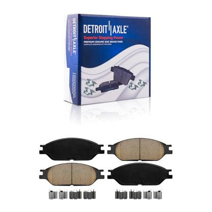 Detroit Axle - Brake Pads for Ford 1999-2003 Windstar, Front and Rear - size: 6P58095/Kit