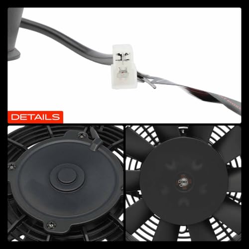 A-Premium 7.5'' 7.5 inch Slim Universal Electric Cooling Fan Assembly - style: 7.5 inch