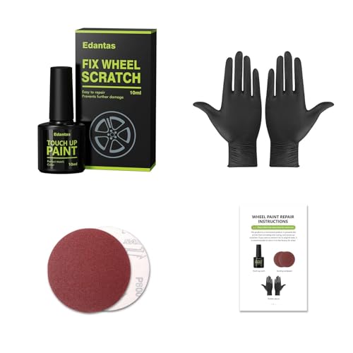 Gloss Black Rim Touch Up Paint For Car - color: Gloss Black
