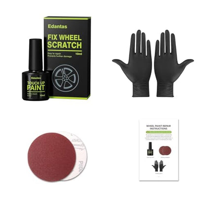 Gloss Black Rim Touch Up Paint For Car - color: Gloss Black