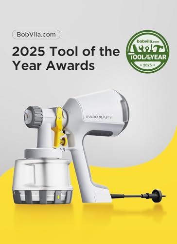 InoKraft Paint Sprayer, Bob Vila Awards HVLP Sprayer, 1200ml
