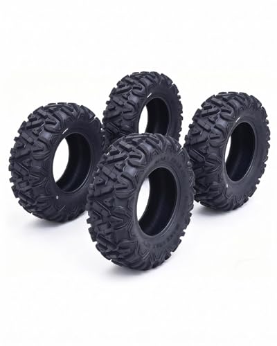 GarveeTech Set of 4 ATV/UTV All-Terrain Tires 23x8-11 Front & 24x9-11 Rear, 6 PR Tubeless, Off-Road Mud/Sand/Rock Performance, Rims Not Included - size: 23x8-11 & 24x9-11, style: Pattern A