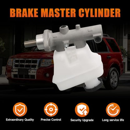 M630529 Brake Master Cylinder with Reservoir and Cap Compatible with Ford Mazda and Mercury For Escape 2009-2012 Tribute 2008-2011 Mariner 2009-2011 Replace 9L8Z2140A