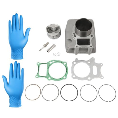 ECCPP 267CC Cylinder Piston Top End Rebuild Kit for Honda for Recon 250 - size: 267.5CC-12100-HN6-000
