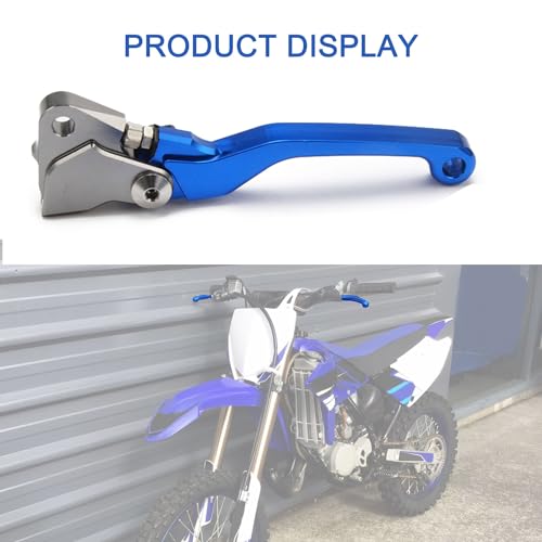 Motorcycle Brake Clutch Lever Pivot Levers Set Adjustable CNC for YZ85 2015-2025 YZ65 2018-2025 YZ 65 85 Dirt Pit Bike Blue - color: Blue