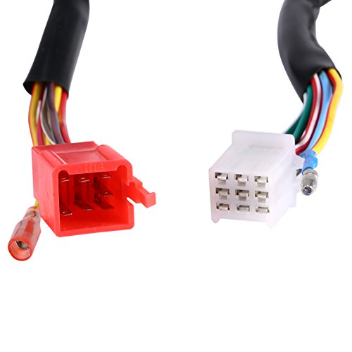 Motorcycle Handlebar Switch Kit, 7/8" 12V DC Left Right Pair