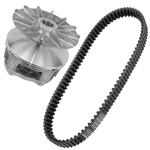 Caltric Complete Primary Drive Clutch with Aramid Belt Compatible with Polaris Sportsman 570 2014 2015 2016 2017 2018 2019 2020 2021 2022-2024