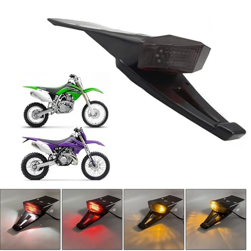 10 LEDs Integrated Motorcycle Tail Light - color: 10 Leds