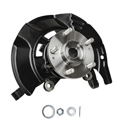 Detroit Axle - FWD Front Right Steering Knuckle & Wheel Hub Bearing CV Axle - size: 2UX47836/Pair