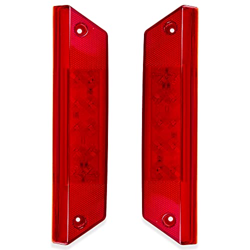 LED Tail Light for Ranger 900 800 700, Rear Taillight Compatible With Polaris Ranger 500 700 800 900 2009-2016 Replacement OEM Part# 2411099 Brake Stop Light Accessories（2411099-Red2PCS） - color: 2411099-Red2PCS