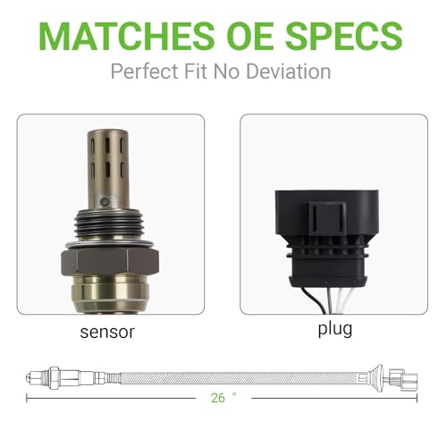 O2 Oxygen Sensor Upstream Compatible with Audi A4,A4 Quattro A6,A6 Quattro Allroad Quattro S4 S6 & VW Passat # 078906265M 25024395 234-4812 0258006287 0258006281 0258006283 250-24395# 2000 2001-2004 - size: 250-24395