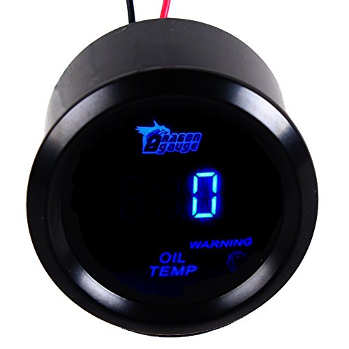 ESUPPORT Car 2" 52mm Digital Oil Temp Gauge Temperature Meter Kit - color: Oil Temp Gauge