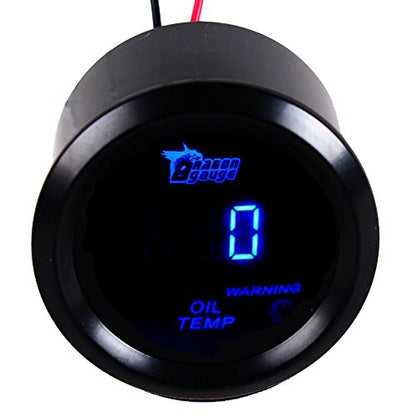 ESUPPORT Car 2" 52mm Digital Oil Temp Gauge Temperature Meter Kit - color: Oil Temp Gauge
