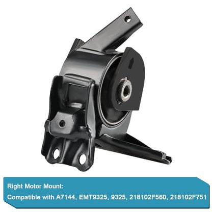 Engine Motor & Transmission Mount Kit Replacement for Kia Spectra L4 2.0L - size: 4PCS-Compatible with 2004-2006 Spectra 2.0L