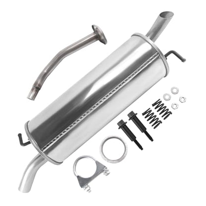 409 Stainless Steel Rear Exhaust Muffler Compatible for - size: 2004-2009 Toyota Prius 1.5L
