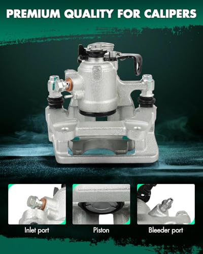 SCITOO Rear Right Disc Brake Caliper With Bracket 19B3414 - size: Rear Passenger[19B3414]