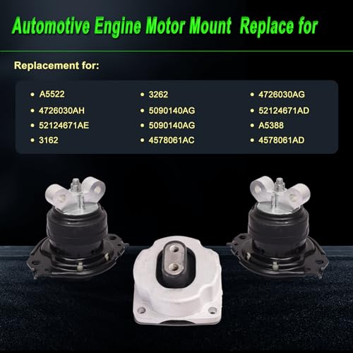 Engine Motor Mount for 11-22 Charger;Challenger;Chrysler 300 3.6 5.7 - size: 2011-2022 Chrysler 300 3.6L