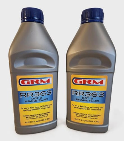 GRM Distributing, LLC RR363 Heavy Duty Brake Fluid - 2 Pack