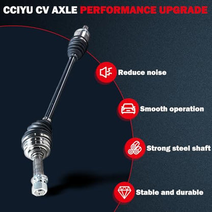 cciyu NCV12600 CV Axle Shaft For Dodge Caliber 2.4L For Jeep Compass 2.0L - size: 17-9591